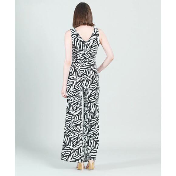 Clara Sun Woo Signature Jumpsuit - Leaf Stripe - Picture 3 of 14